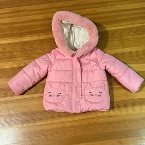 Toddler girls Carter’s pink winter jacket